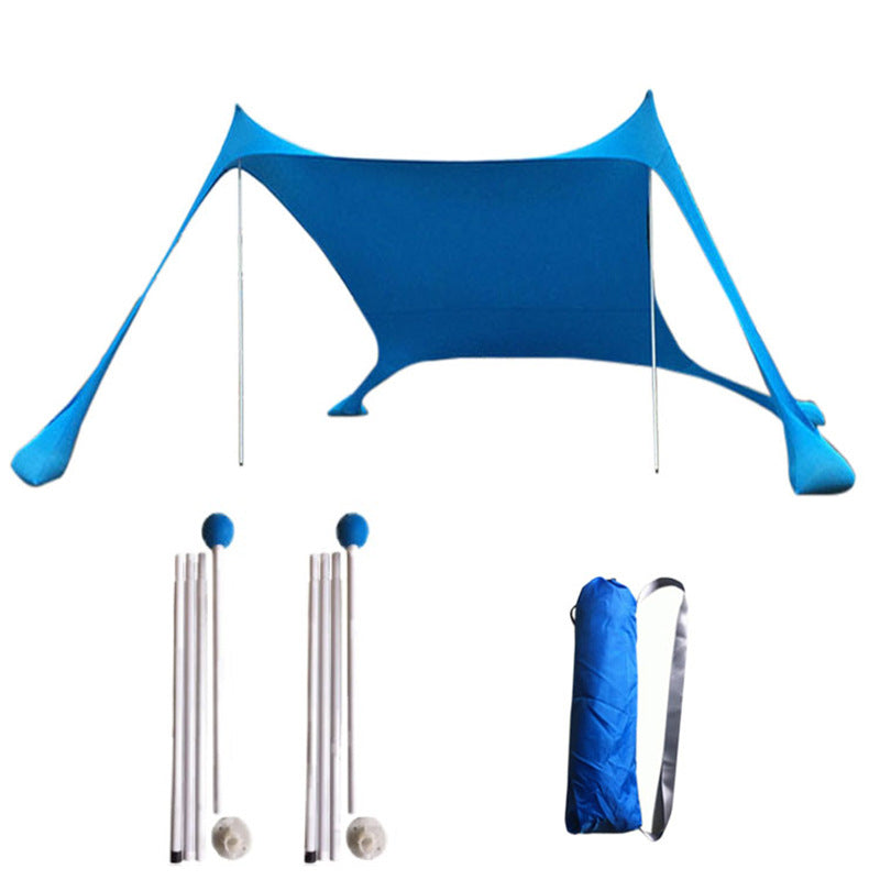 Beach tent / sun shade : light & easy setup, flexible shelter