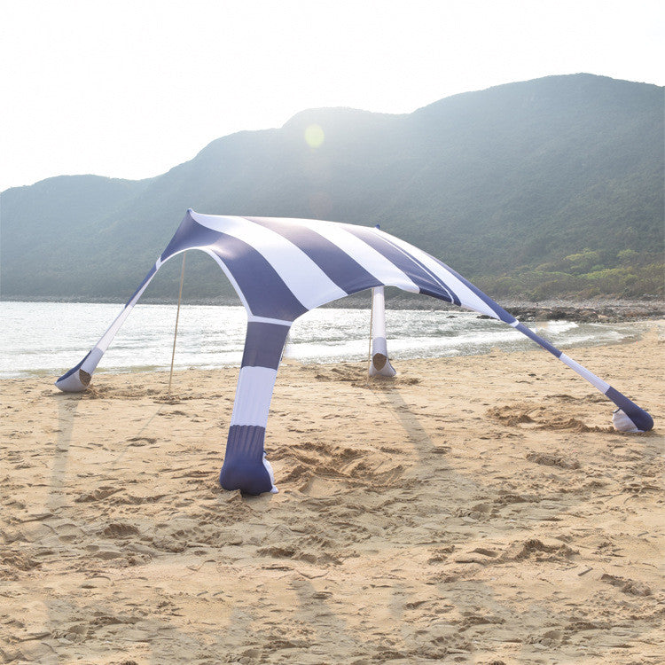 Beach tent / sun shade : light & easy setup, flexible shelter